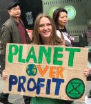 Climate Change Protest at Barclays Bank Manchester 